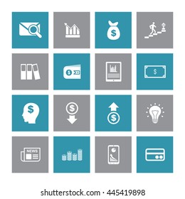Financial icon Set. Eps-10.