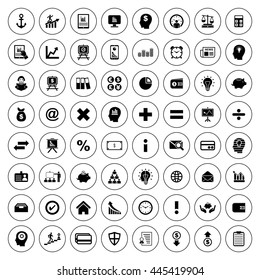 Financial icon Set. Eps-10.