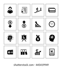 Financial icon Set. Eps-10.