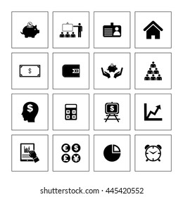 Financial icon Set. Eps-10.