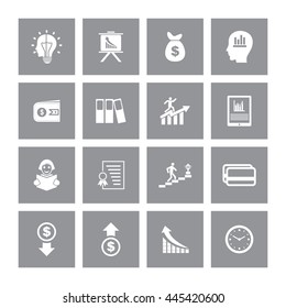 Financial icon Set. Eps-10.