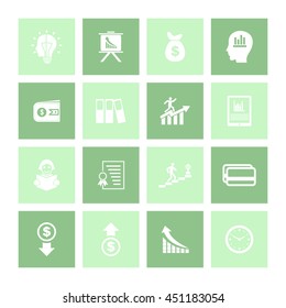 Financial icon Set. Eps-10. 