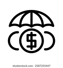 Financial Icon Vector Symbol Design Illustration