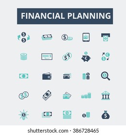 financial icons
