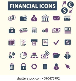 financial icons
