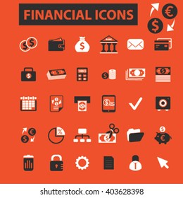 iconos financieros
