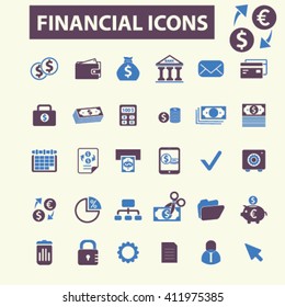 financial icons
