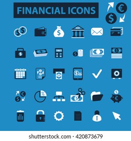iconos financieros
