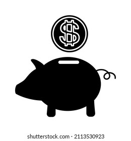 Financial icons. Flat style in vector illustration. Isolated on white background.