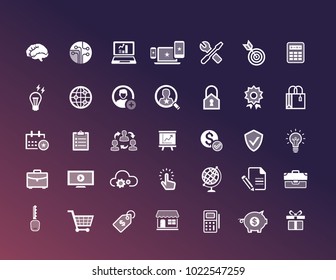 Financial icons master collection