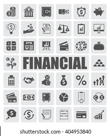 Financial Icons Set