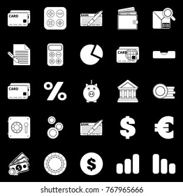 Financial icons set