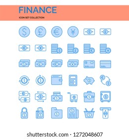 Financial Icons Set. UI Pixel Perfect Well-crafted Vector Thin Line Icons. The illustrations are a vector.