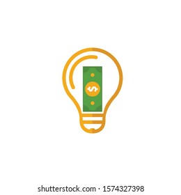 Financial Idea flat icon. Colored simple element from medicine collection for infographics, web design and more.