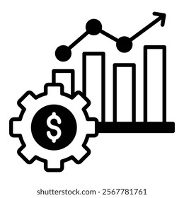 Financial Industry Icon Element For Design