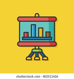 financial information paper vector icon
