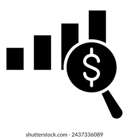 Financial Insights icon line vector illustration