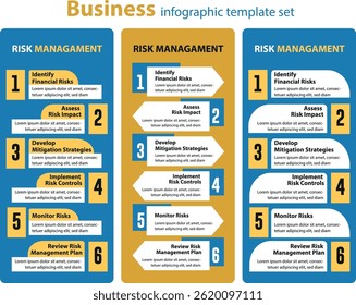Infografik-Vorlage für Financial Insights zur Datenpräsentation
