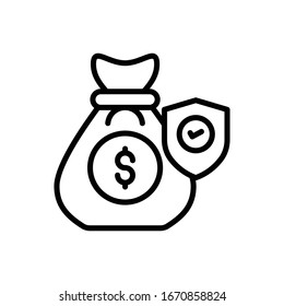  Financial Insurance Vector illustration. EPS 10