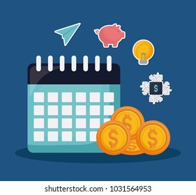 Financial Internet Technology Concept