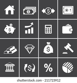 Financial investment icons
