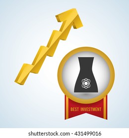 financial item design. business icon. flat illustration
