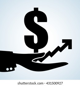 financial item design. business icon. flat illustration