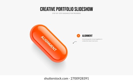 Ilustração do Vetor de Modelo de Quadro de Início Financeiro. Layout de apresentação de infográfico do Business Insight One Element. Design da apresentação de slides do diagrama de opções do Enterprise Development 1.