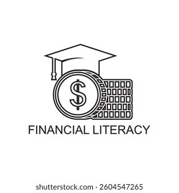 financial letter icon , business icon