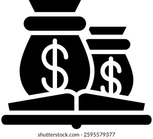 Financial Literacy Icon Element For Design And Vector