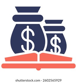 Financial Literacy Icon Element For Design And Vector