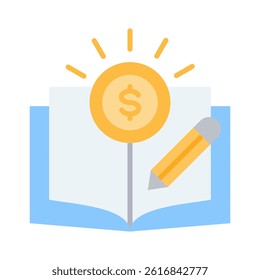 Financial Literacy Icon Element for Design