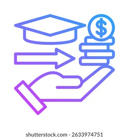 Financial Literacy Icon Element For Design