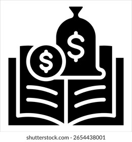 Financial Literacy Icon Element For Design
