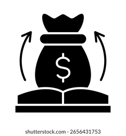Icon-Element für Finanzkompetenz für Design
