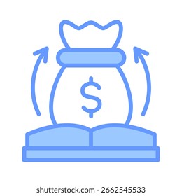 Financial Literacy Icon Element For Design