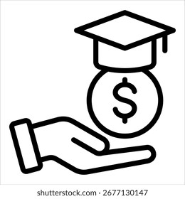 Financial Literacy Icon Element For Design