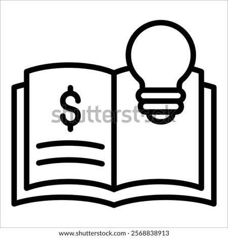 Financial Literacy Icon Element For Design