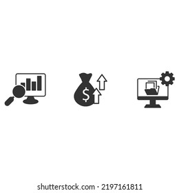 Financial Literacy Icons  Symbol Vector Elements For Infographic Web