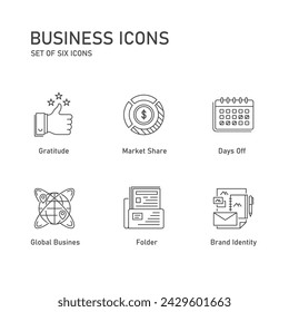 Financial Literacy Vector Icon Design Set
