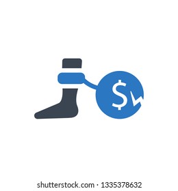 Financial loan icon