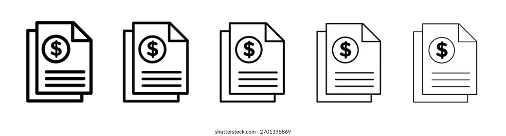 Financial log icon design, logo, app, UI. Vector illustration, EPS