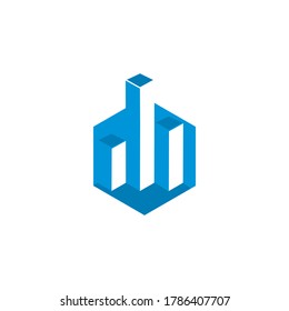 financial logo , abstract finance and building logo
