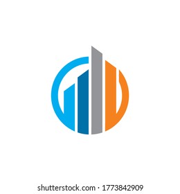 financial logo , accounting logo vector