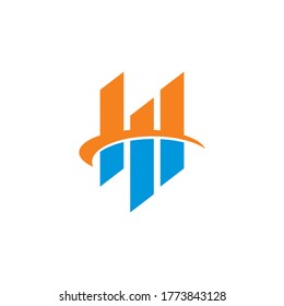 financial logo , accounting logo vector