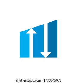 logotipo financiero, vector de logotipo contable