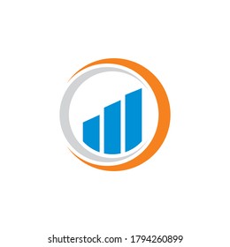 logotipo financiero, vector de logotipo contable