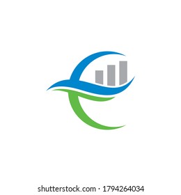 financial logo , accounting logo vector