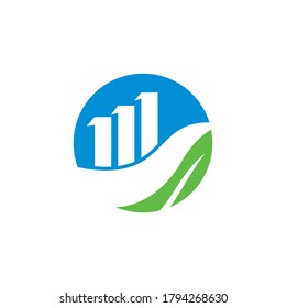 financial logo , accounting logo vector