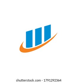 financial logo , financial arrow logo 